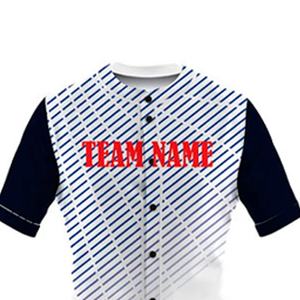 Uniforme de béisbol cómodo y ligero de fabricación profesional, uniforme de béisbol de secado rápido de estilo superior, color de bloque con cuello en V - Product Image 5
