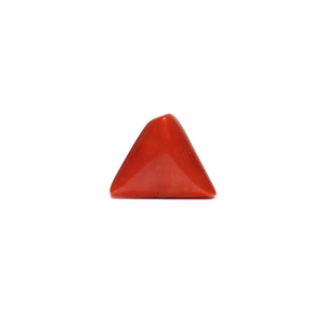 Natural Red Coral Oval Cabochon 7.7 Carat Loose Gemstone for Fine Jewelry - Product Image 1
