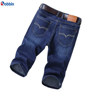 Pantalones Cortos de Mezclilla para Hombre, Estilo Informal, Rectos y Holgados, Pantalones Cortos de Mezclilla, Overoles Masculinos, Pantalones Cortos de Mezclilla Personalizados para Hombre - Product Image 5