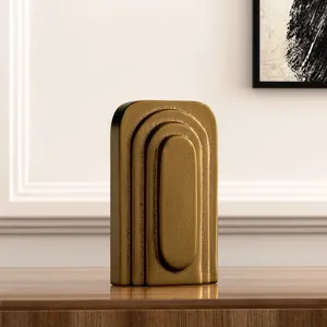 Jarrón de Flores Metálico Hecho a Mano, el Más Vendido, para Decoración del Hogar, Venta al por Mayor Global, Decoración de Lujo, Hierro Cromado Hecho a Mano - Product Image 1