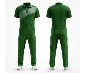 Professional <b>Cricket</b> Uniform with Full Sublimation Printing | Men Women Youth <b>Cricket</b> Wears Polo Shirt and Trouser Full Team - Product Image 6