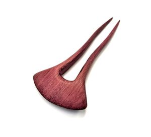 Natural Sandalwood Hair Fork Handmade Hair Pin for Thick Hair Vintage Wooden Hair Stick Fork Hairpin for Women Girls - Product Image 2