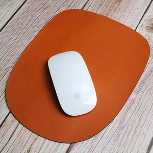 Alfombrilla de Ratón Hecha a Mano de Cuero Genuino, Alfombrilla para Portátil Cosida y Duradera, Alfombrillas de Escritorio de Cuero Vacuno Personalizadas para el Espacio de Trabajo LMP-0019 - Product Image 1
