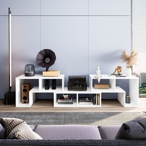 Set di 3 supporti per TV da console per televisori fino a 65 pollici, mensole incluse - Product Image 4