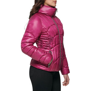 Wholesale Pakistan Made Women Puffer Jacket Plain Color Best Design Women Puffer Jacket - Product Image 3