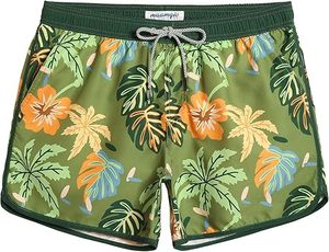 Shorts de sport pour homme bleu marine uni, séchage rapide, anti-plis, respirant, protection UV, avec poches et taille élastique à cordon de serrage, longueur mi-cuisse - Product Image 2