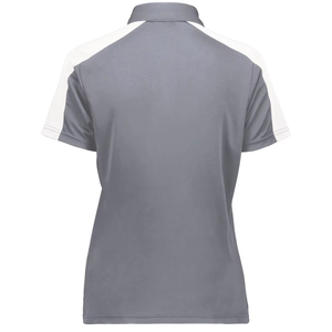 Polo Gris de Algodón de Alta Calidad para Mujer, Ropa Casual Elegante, Corte Ajustado, Personalizable con su Propio Logotipo, Prenda Ligera para el Verano - Product Image 2