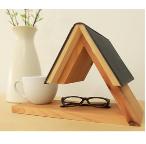 Soporte de Madera para Libros, Soporte Triangular para Marcapáginas, Expositor de Libros Personalizado para Escritorio, Soporte para Lectura en Mesita de Noche u Oficina - Product Image 6