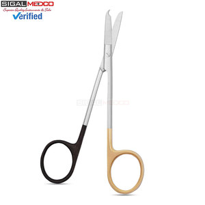 Tijeras de Sutura Rectas de 13 CM con Gancho Delicado, Instrumento Médico y de Enfermería de Acero Inoxidable de Primera Calidad - Product Image 1