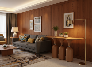 Console <b>Table</b> Plywood Coffee <b>Table</b> for Living Room Custom Factory Direct Export Quality Handcrafted Indoor Wholesale OEM ODM - Product Image 4