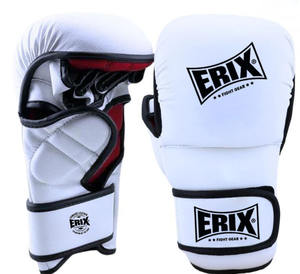 Guantes de Sparring de Piel Personalizados para Entrenamiento Profesional de MMA, Cierre de Gancho y Bucle, Absorción de Humedad, Diseño de Logotipo Personalizado de Alta Calidad - Product Image 4