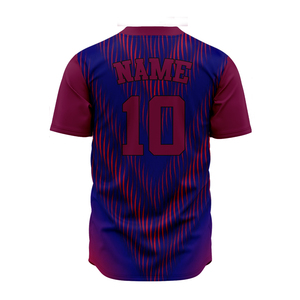 Camiseta Deportiva Personalizada de Béisbol Unisex, Transpirable, de Secado Rápido, con Transferencia Térmica - Product Image 2