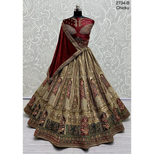 Nupcial Indio Desgaste Terciopelo Colecciones Para Novia Con Zarkhan Trabajo Por Fabzone - Product Image 4