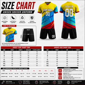 Custom Club <b>Soccer</b> Uniform OEM Sublimated Team Jersey Set Quick Dry Breathable Football Match Sportswear - Product Image 5