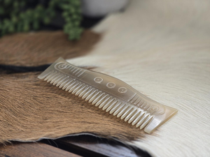 <b>Hot</b> Selling Buffalo Horn <b>Comb</b> High Quality Natural Colored Modern Love Angel Design Eco-Friendly Handmade FAIZA CRAFT Custom - Product Image 6