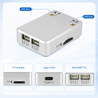 Récepteur GPS pour voitures GNSS RTK multi-fréquences, indice de protection IP54, température de fonctionnement de -45°C à 75°C, compatible