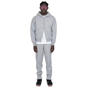 Nuevos Chándales Deportivos Personalizados con Bordado de Araña 2026/27 para Hombre, Corte Ajustado, Algodón, Estilo Cargo, Sudaderas con Capucha y Pantalones Deportivos para Hombre - Product Image 1