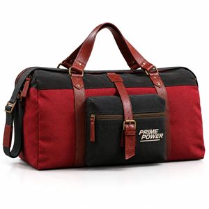 Sac de sport de voyage personnalisé avec logo, sac de transport en toile pour équipement de gym, bandoulière réglable, fournisseur en gros, directement de l'usine - Product Image 1