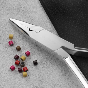 Outil de retrait de micro-anneaux en acier inoxydable, pince de pose pour extensions de cheveux à la kératine, outils d'extension capillaire à usage commercial - Product Image 4