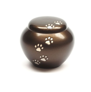 Beautiful Metal <b>Keepsake</b> Urn for Pet Ashes Mini Cremation <b>Memorial</b> Piece with Smooth Finish Secure Closure Customizable Design - Product Image 6