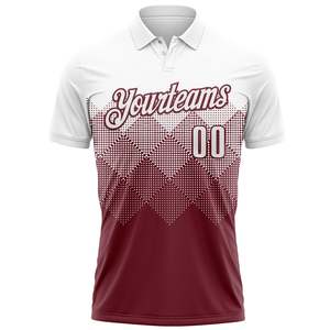 Camiseta Polo de Rendimiento Personalizada con Nombre, Número y Logotipo del Jugador, Manga Corta, Cuello Acanalado, Poliéster que Absorbe la Humedad, Fabricación en Fábrica - Product Image 2