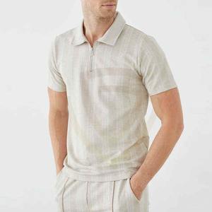 Ensembles de shorts pour hommes OEM, logo personnalisé, coton pour l'été, ensemble de polo et de shorts pour hommes - Product Image 3