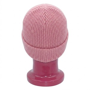 Premium Pink Ribbed Knit Beanie Hat Unisex Cuffed <b>Winter</b> <b>Cap</b> Soft Acrylic Warm Stretch Custom Logo Casual Outdoor Wear - Product Image 2