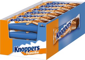 Knoppers NussRiegel Barre chocolatée aux noix 2026, lot de 24, 40g chacune, gaufrette croustillante, crème au lait, garniture aux noisettes, snack, approvisionnement en gros - Product Image 4