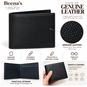 Cartera de Cuero Genuino para Hombre, Plegable, Minimalista, para Uso Diario - Product Image 5
