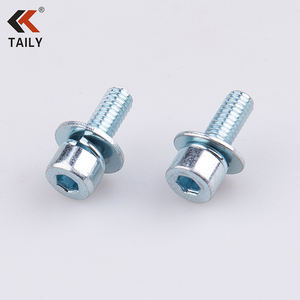 Tornillo Sems, cabeza plana <span class=keywords><strong>de</strong></span> acero, unidad Phillips, tornillo combinado Chapado en zinc con resorte y arandela plana, tornillo electrónico <span class=keywords><strong>de</strong></span> cabeza plana - Product Image 4