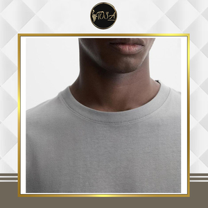 Camiseta Casual de Cuello Redondo para Hombre, 100% Algodón Puro, de Peso Pesado, con Opción de Logotipo Personalizado, Calidad Garantizada, Superventas - Product Image 5