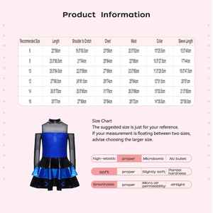 Vestido de Disfraz para Niñas, 100% Poliéster, para Competencia de Baile y Uniforme de Animadoras, Venta al Por Mayor 2026 - Product Image 6