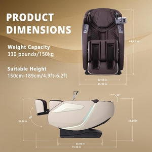 Silla de Masajes con Sensores de Presión Inteligentes, Tecnología que Ahorra Espacio, Moderna, de Alta Calidad y Confortable - Product Image 2