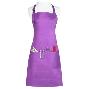 Polyester <b>Bib</b> <b>Apron</b> Wholesale Custom Logo Adjustable Sleeveless Hair Nail Catering Supermarket Retail OEM - Product Image 6