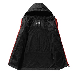 Nouvelle veste bomber en toile pour homme, col montant, fermeture éclair, couleur unie, décontractée, tendance pour l'hiver - Product Image 6