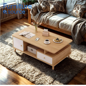 โต๊ะคาเฟ่ไม้เอ็มดีเอฟทันสมัยพร้อมเฟอร์นิเจอร์ที่ทันสมัยสำหรับโรงงานร้านกาแฟที่นั่งในเวียดนาม - Product Image 4