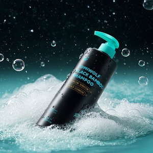 [TOMIWOLF] Champú de Bambú Negro, Cosmética Coreana, Limpieza del Cuero Cabelludo Graso, Cuidado Fresco del Cuero Cabelludo - Product Image 2