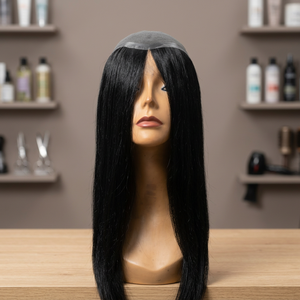 Prothèse capillaire en cheveux Remy à texture lisse, densité 130%, base PU, nouée à la main, pour femmes, cheveux indiens, fabriquée au Bangladesh, Taz Hair Bangladesh - Product Image 5