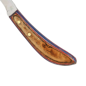 Cuchillo Profesional de Acero Inoxidable de Una Sola Hoja para Pezuñas, Cuchilla Curva, Herramienta Veterinaria para Recortar Pezuñas, Logotipo Personalizado OEM - Product Image 4