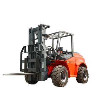 Nueva carretilla elevadora diésel para terreno rugoso 4WD, carretilla elevadora hidráulica con batería de 1,5 toneladas y 3 toneladas - Product Image 1