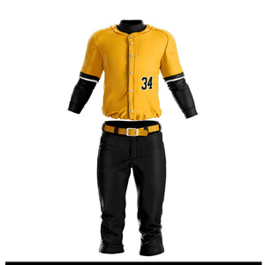 Fournisseur classé parmi les meilleurs, uniformes de softball personnalisés avec votre propre logo et design, maillots bon marché, uniformes de baseball imprimés pour adultes - Product Image 2