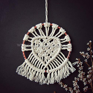 Decoración colgante de árbol de macramé de alta calidad, recién llegado, decoraciones colgantes de Navidad, pequeño adorno de Navidad para el hogar y la fiesta - Product Image 4