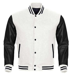 High Quality Custom Made Men's Varsity <b>Jacket</b> Stand Collar Embroidered Baseball Design for <b>Winter</b> Season Price - Product Image 1