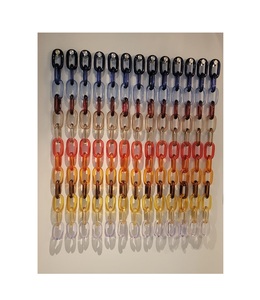 Cadena de resina de colores mixtos para colgar en la pared del hogar u hotel, cadena de resina de gran tamaño, se aceptan colores personalizados, fabricante mayorista - Product Image 1