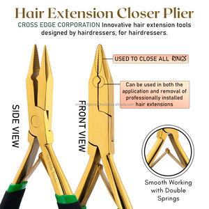 Pince d'extension de microbilles Whole I Tip Extension Case Bride Sectioning Ring-Outils d'extension de cheveux pour une utilisation en salon - Product Image 4
