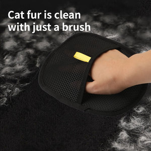 Gant de nettoyage pour poils de chien lavable avec couche éponge pour literie et vêtements - Product Image 1