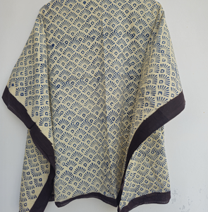 Wholesale Hand Block Printed <b>Sarong</b> 100% Soft Cotton Tropical Print <b>Sarong</b> Wrap Soft Cotton Beach Cover Up for Vacation cover up - Product Image 2
