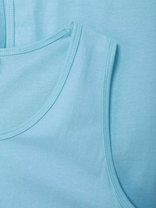 Camiseta sin mangas para hombre, corte holgado, informal, cómoda, de algodón suave, ligera, para uso diario, personalizable OEM - Product Image 4