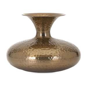 Vases en métal martelé de style antique en forme de trompette pour la décoration du salon et du bureau, faits à la main, vente en gros - Product Image 1