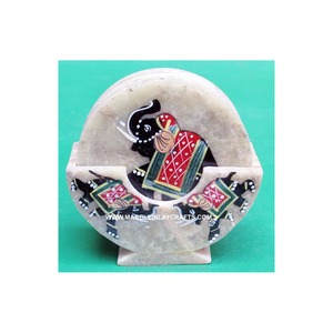 Soapstone Painted Coffee <b>Coaster</b> <b>Set</b> - Product Image 1